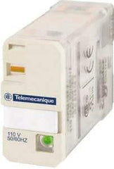 Schneider Electric - 3,750 VA Power Rating, Electromechanical Plug-in General Purpose Relay - 15 Amp at 250 VAC & 28 VDC, 1CO, 24 VDC - Eagle Tool & Supply