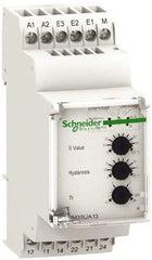 Schneider Electric - 2NO/2NC, 24-240 VAC/DC Control Relay - DIN Rail Mount - Eagle Tool & Supply