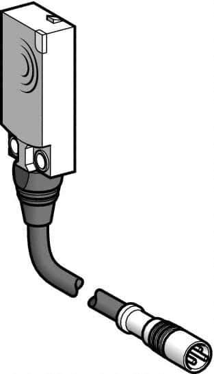 Telemecanique Sensors - NPN, PNP, NC, Flat, Inductive Proximity Sensor - 2 Wires, IP68, 12 to 24 VDC, 15mm Wide - Eagle Tool & Supply