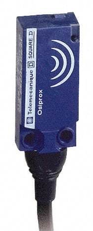 Telemecanique Sensors - NPN, PNP, Flat, Inductive Proximity Sensor - 2 Wires, IP68, 12 to 24 VDC, 15mm Wide - Eagle Tool & Supply