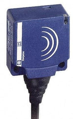 Telemecanique Sensors - NPN, NC, Flat, Inductive Proximity Sensor - 3 Wires, IP68, 12 to 24 VDC, 26mm Wide - Eagle Tool & Supply