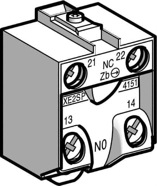 Telemecanique Sensors - NO/NC, Electrical Switch Contact Block - Eagle Tool & Supply