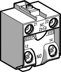 Telemecanique Sensors - NO/NC, Electrical Switch Contact Block - Eagle Tool & Supply