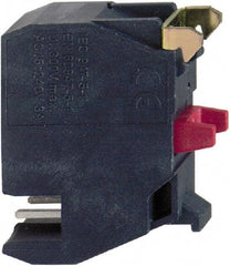 Schneider Electric - NC, Multiple Amp Levels, Electrical Switch Contact Block - Plug-in Terminal - Eagle Tool & Supply