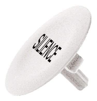 Schneider Electric - Flush Pushbutton Switch Cap - White, Round Button, Nonilluminated - Eagle Tool & Supply