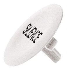 Schneider Electric - Flush Pushbutton Switch Cap - White, Round Button, Nonilluminated - Eagle Tool & Supply