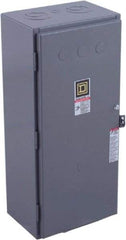 Square D - 1 NEMA Rated, 4 Pole, Electrically Held Lighting Contactor - 100 A (Tungsten), 277 VAC at 60 Hz - Eagle Tool & Supply