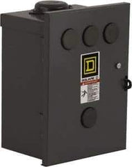 Square D - 3R NEMA Rated, 2 Pole, Electrically Held Lighting Contactor - 30 A (Tungsten), 110 VAC at 50 Hz, 120 VAC at 60 Hz - Eagle Tool & Supply