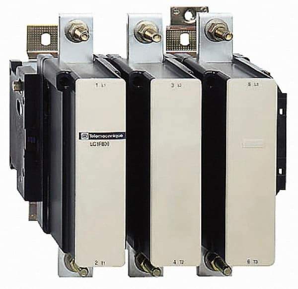 Schneider Electric - 3 Pole, 1,000 Amp at 440 VAC and 800 Amp at 440 VAC, Nonreversible IEC Contactor - CSA, EN/IEC 60947-1, EN/IEC 60947-4-1, GL, JEM 1038, LROS, RoHS Compliant, UL Listed - Eagle Tool & Supply