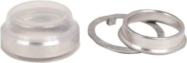 Schneider Electric - Pushbutton Switch Boot - Clear, Round Button, Nonilluminated - Eagle Tool & Supply