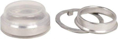 Schneider Electric - Pushbutton Switch Boot - Clear, Round Button, Nonilluminated - Eagle Tool & Supply