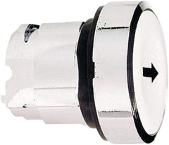 Schneider Electric - 22mm Mount Hole, Flush, Pushbutton Switch Only - Round, White Pushbutton, Nonilluminated, Momentary (MO) - Eagle Tool & Supply