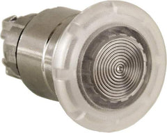 Schneider Electric - 22mm Mount Hole, Extended Mushroom Head, Pushbutton Switch Only - Round, White Pushbutton, Nonilluminated, Momentary (MO) - Eagle Tool & Supply