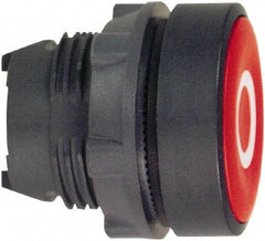 Schneider Electric - 22mm Mount Hole, Flush, Pushbutton Switch Only - Round, Red Pushbutton, Nonilluminated, Momentary (MO) - Eagle Tool & Supply