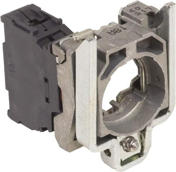 Schneider Electric - NC, Electrical Switch Contact Block - 0.87 Inch Hole, 22mm Hole - Eagle Tool & Supply