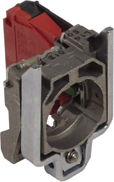 Schneider Electric - Electrical Switch Contact Block - 0.87 Inch Hole, 22mm Hole - Eagle Tool & Supply