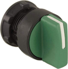 Schneider Electric - 22mm Mount Hole, 3 Position, Handle Operated, Selector Switch Only - Green, Maintained (MA), Nonilluminated, Shock, Vibration and Water Resistant - Eagle Tool & Supply