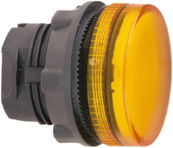 Schneider Electric - Round Pilot and Indicator Light Lens - Orange - Eagle Tool & Supply