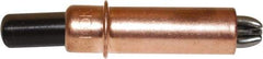 Zephyr Tool Group - 1/4 Drill 1/4" Pin Diam, Copper Cleco Fastener - Standard Length, 0 to 1/2" Grip - Eagle Tool & Supply