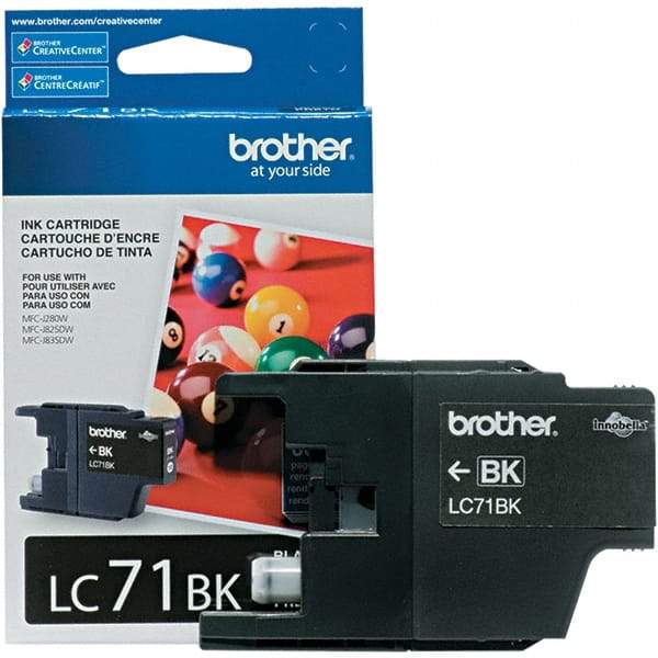 Brother - Black Ink Cartridge - Use with Brother MFC-J280W, J425W, J430W, J435W, J625DW, J825DW, J835DW - Eagle Tool & Supply