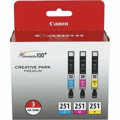 Canon - Cyan, Magenta & Yellow Ink Cartridge - Use with Canon PIXMA iP7220, iP8720, iX6820, MG5420, MG5520, MG5620, MG6320, MG6420, MG6620, MG7120, MG7520, MX922 - Eagle Tool & Supply