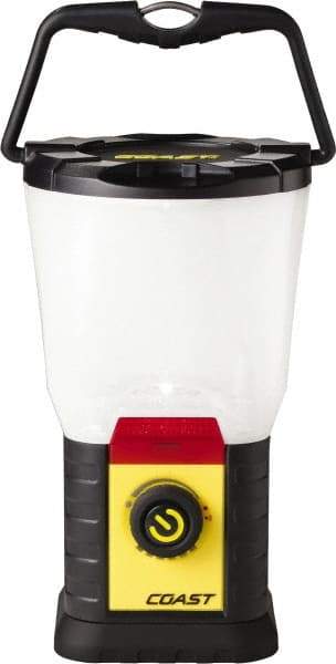 Coast Cutlery - White, Red LED Bulb, 375 Lumens, Industrial/Tactical Flashlight - Black Plastic Body, 0 D Batteries Not Included - Eagle Tool & Supply