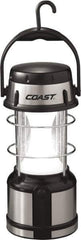Coast Cutlery - White, Red LED Bulb, 460 Lumens, Industrial/Tactical Flashlight - Black Aluminum Body, 0 D Batteries Not Included - Eagle Tool & Supply