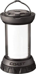 Coast Cutlery - White, Red LED Bulb, 168 Lumens, Spotlight/Lantern Flashlight - Silver Plastic Body, 0 AA Batteries Not Included - Eagle Tool & Supply