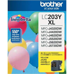 Brother - Yellow Ink Cartridge - Use with Brother MFC-J460DW, J480DW, J485DW, J680DW, J880DW, J885DW, J4320DW, J4420DW, J4620DW, J5520DW, J5620DW, J5720DW - Eagle Tool & Supply