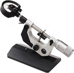 Mahr - 0 to 50mm Range, 0.001mm Graduation, Mechanical Indicating Micrometer - Accurate to 0.001mm, Carbide Measuring Face - Eagle Tool & Supply