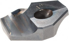 Hertel - Series HMD, 1" Diam Grade HC225MD 140° Replaceable Drill Tip - Carbide, TiCN Finish - Eagle Tool & Supply