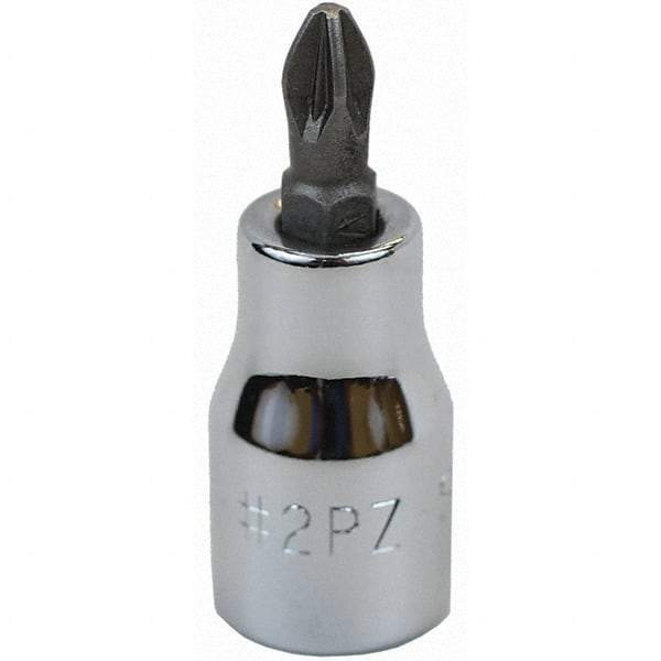 SK - Screwdriver & Drag Link Sockets - 3/8"DR #2 NOS POZIDRIVE BIT SOCKET - Eagle Tool & Supply
