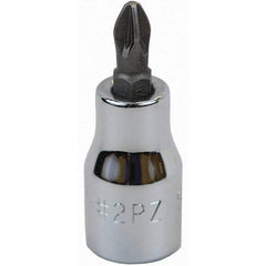 SK - Screwdriver & Drag Link Sockets - 3/8"DR #2 NOS POZIDRIVE BIT SOCKET - Eagle Tool & Supply