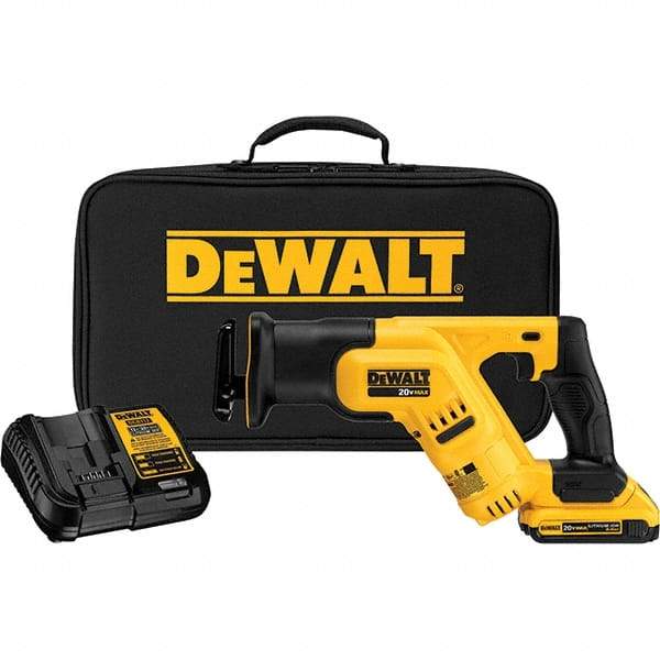DeWALT - Cordless Reciprocating Saws Voltage: 20.0 Battery Chemistry: Lithium-Ion - Eagle Tool & Supply