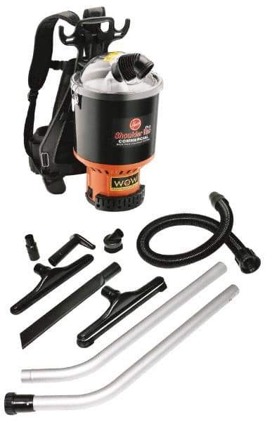 Hoover - Backpack Vacuum Cleaner - 1.3 hp, 8.5 Amps, 9.2 Lb, Accessories Included - Eagle Tool & Supply