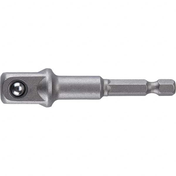 Irwin - Power & Impact Screwdriver Bits & Holders Bit Type: Socket Adapter Hex Size (Inch): 1/4 - Eagle Tool & Supply