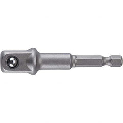Irwin - Power & Impact Screwdriver Bits & Holders Bit Type: Socket Adapter Hex Size (Inch): 1/4 - Eagle Tool & Supply