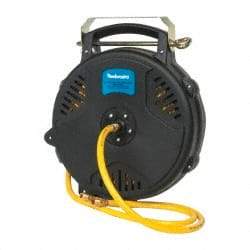 PRO-SOURCE - 50' Spring Retractable Hose Reel - 300 psi, Hose Included - Eagle Tool & Supply