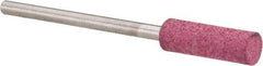 Value Collection - 5mm Max Diam x 15mm Long, Cylinder, Rubberized Point - Coarse Grade, Ceramic, Mounted - Eagle Tool & Supply