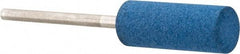Value Collection - 8mm Max Diam x 20mm Long, Cylinder, Rubberized Point - Medium Grade, Ceramic, Mounted - Eagle Tool & Supply