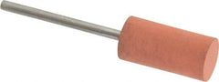 Value Collection - 10mm Max Diam x 20mm Long, Cylinder, Rubberized Point - Very Fine Grade, Ceramic, Mounted - Eagle Tool & Supply