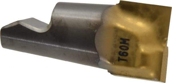 Seco - MM16 M06 Grade T60M Carbide End Milling Tip Insert - TiAlN/TiN Finish, 2 Flutes, 0.63" Cutting Diam, 0.433" Depth of Cut, 0.535" Extension - Eagle Tool & Supply
