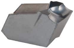 Iscar - GFN J IC328 Grade, 0.2504" Cutting Width, Carbide Cutoff Insert - 0° Neutral Lead Angle, 0.0098" Cnr Rad, TiCN Coated, Single End - Eagle Tool & Supply