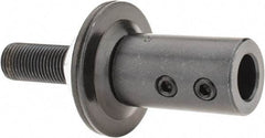 Value Collection - 3-1/2" Long x 1-5/8" Diam x 1/2-20 Thread Size Motor Arbor - 1-1/4" Max Wheel Width, Compatible with 1/2" Shaft Diam, 1/2" Hole Size - Eagle Tool & Supply