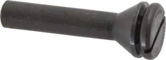 Value Collection - 3/8" Hole, Screw Lock Wheel Mandrel - 2" OAL, 1/4" Max Wheel Width, 3/8" Shank Diam - Eagle Tool & Supply