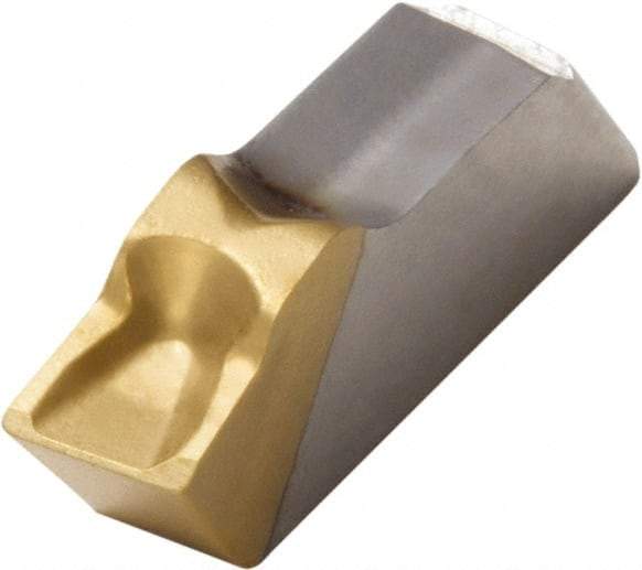 Seco - 150.1016 16 T25M Grade, 0.098" Cutting Width, Carbide Cutoff Insert - 6° Right Hand Lead Angle, 0.007" Cnr Rad, TiCN Coated, Single End - Eagle Tool & Supply