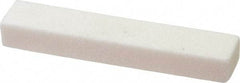 Norton - 60 Grit Aluminum Oxide Rectangular Dressing Stick - 4 x 1/2 x 3/4, Medium Grade, Vitrified Bond - Eagle Tool & Supply