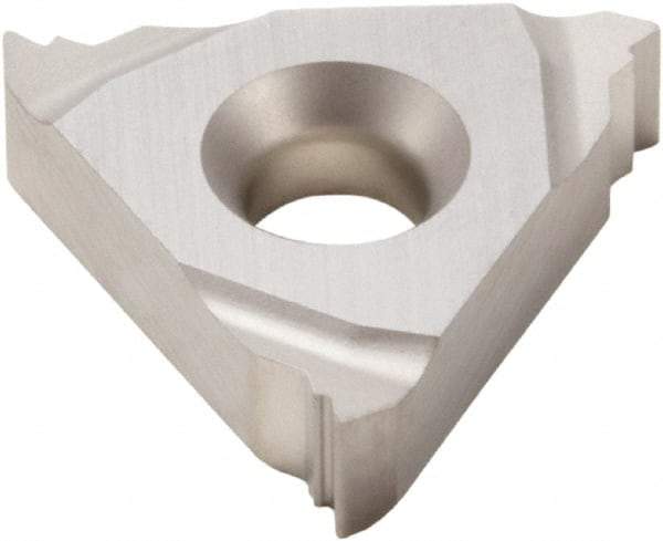 Seco - 16ER External Right Hand 12 UN Laydown Threading Insert - Grade H15, Uncoated Coated Carbide, 9.53mm Inscribed Circle - Eagle Tool & Supply