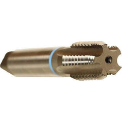 Emuge - Bright Finish, Cobalt, Interrupted Thread Pipe Tap - 6.299 Inch Overall Length, 1-3/4 Inch Thread Length, 0.84 Inch Square Size, Series KEG - Eagle Tool & Supply