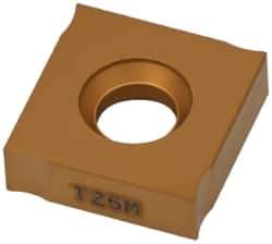 Seco - 335.191204 MD09 Grade T25M Carbide Milling Insert - TiCN/TiC/TiCN/TiN Finish, 0.157" Thick, 1/2" Inscribed Circle - Eagle Tool & Supply